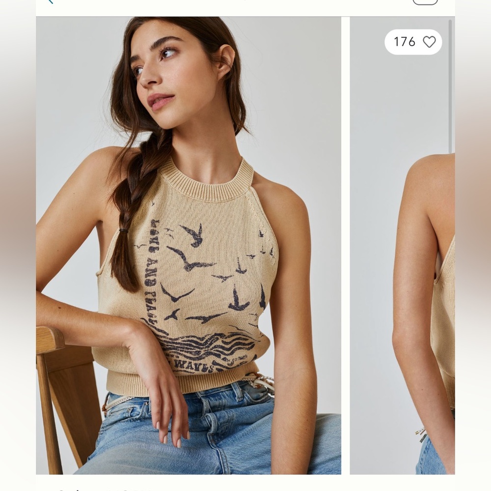 Anthro Making Waves tank - Picture 2 of 5